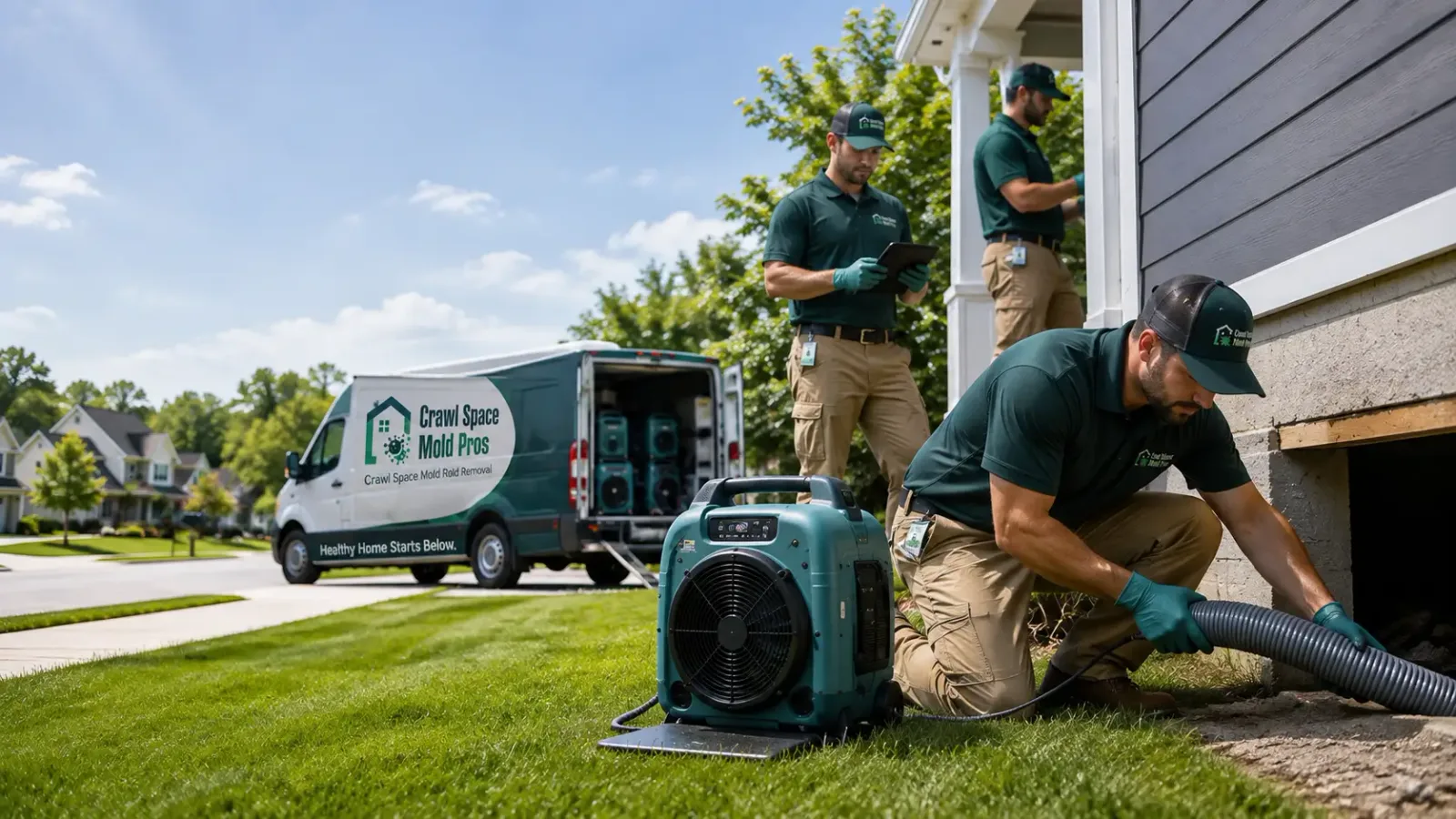 Crawl Space Mold Removal in Crofton, NE